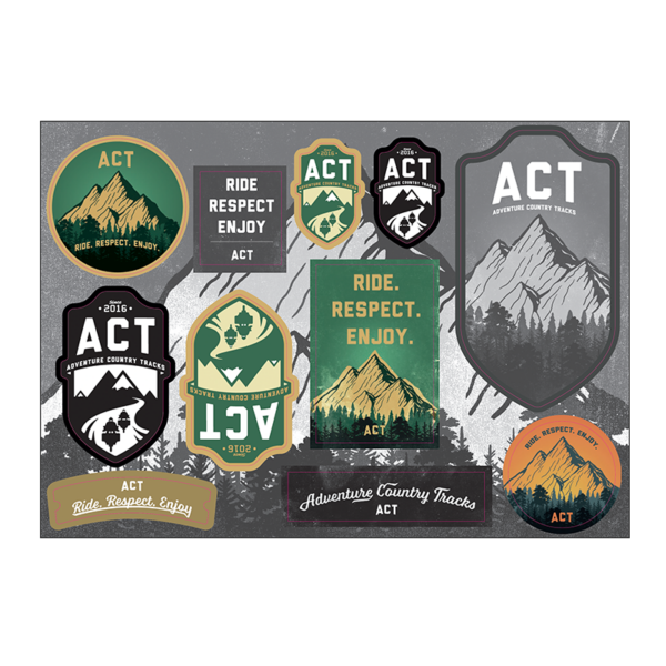 ACT Sticker Sheet